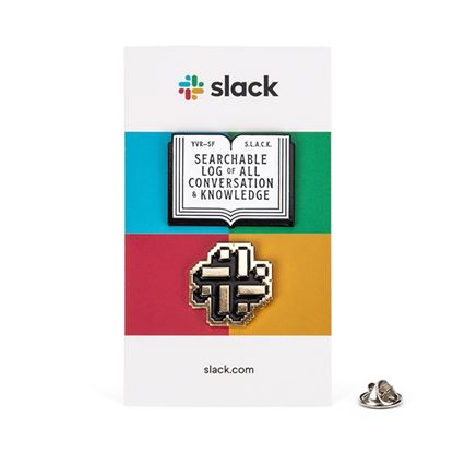 8 Bit Logo / Slackronym pin pack