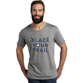 Blaze Your Trail Mascot Unisex Tee